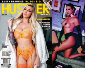 Penny Barber Spotlighted in Hustler Mag with 8-Page Feature