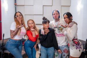 Latina Beauty Carmela Clutch Guests on “Lip Service” with Rapper Millyz