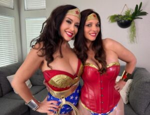 Mindi Mink Releases Steamy New Cosplay Video “Wonder Women Lesbian Worship Party”