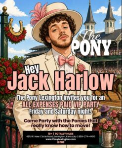 Pony Lexington Invites Louisville Native Jack Harlow to Host All-Expenses-Paid Derby Weekend VIP Party