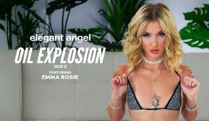 Elegant Angel Teases Oil Explosion 10