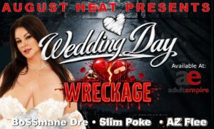 August Heat Brings Together 3 Of The Biggest Male Talents Of XXX In Her Latest Release